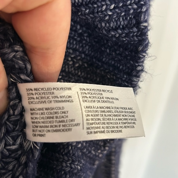 US POLO ASSN - academia knit sweeter v opening buttons size medium - Picture 5 of 8